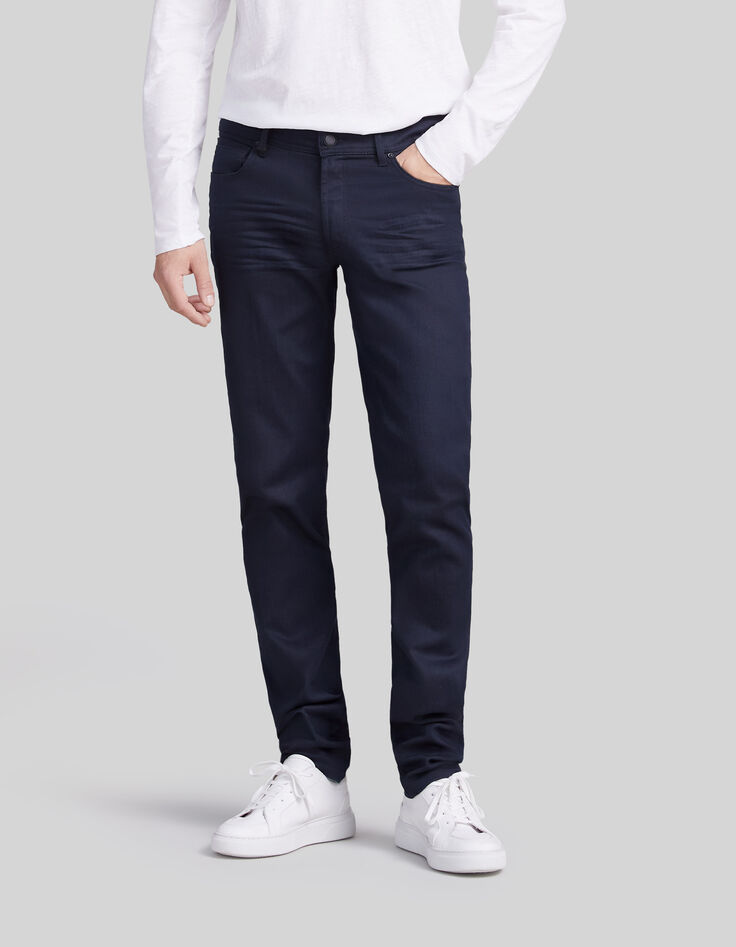 Jean SLIM marine Denim Homme-2