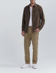 Men’s cappuccino corduroy joggers-6