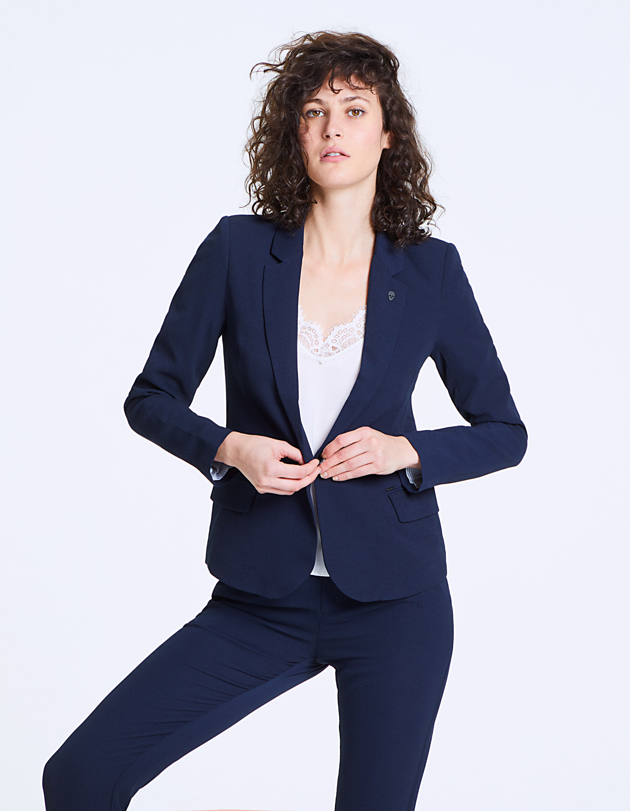 Tailleur femme veste cheap longue