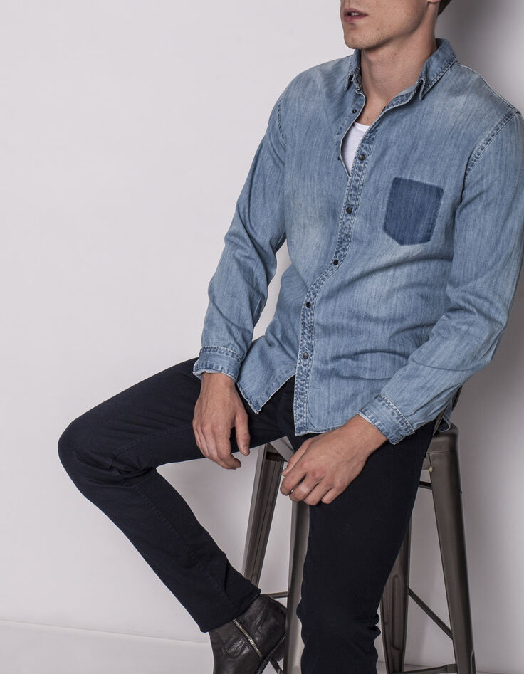 Chemise en jean homme-2