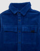 Blauw corduroy overhemd voor jongens-8