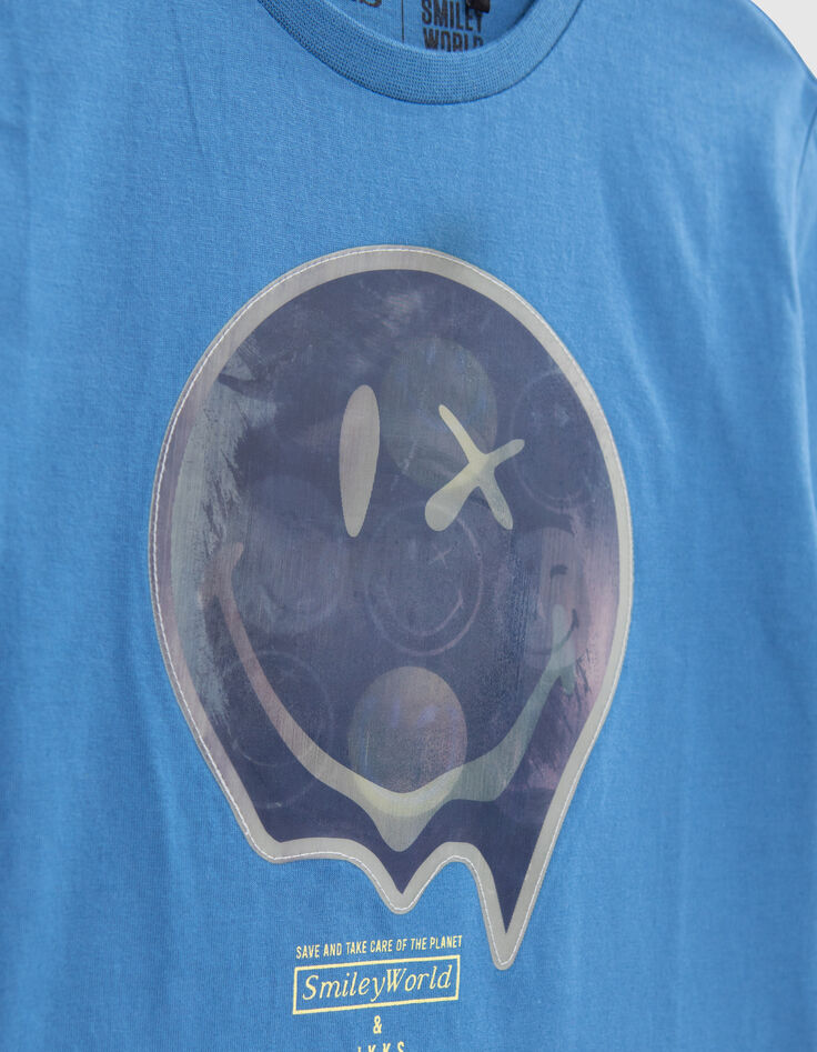 Boys’ blue T-shirt with lenticular SMILEYWORLD image-7