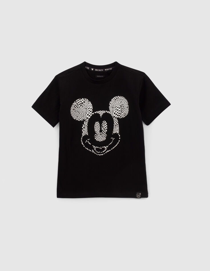 Schwarzes T-Shirt mit Micky IKKS – MICKEY-2