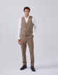 Men’s cappuccino Manteco® Pure Edition suit trousers-5