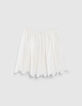 Girls’ off-white skirt with eyelet embroidery-4