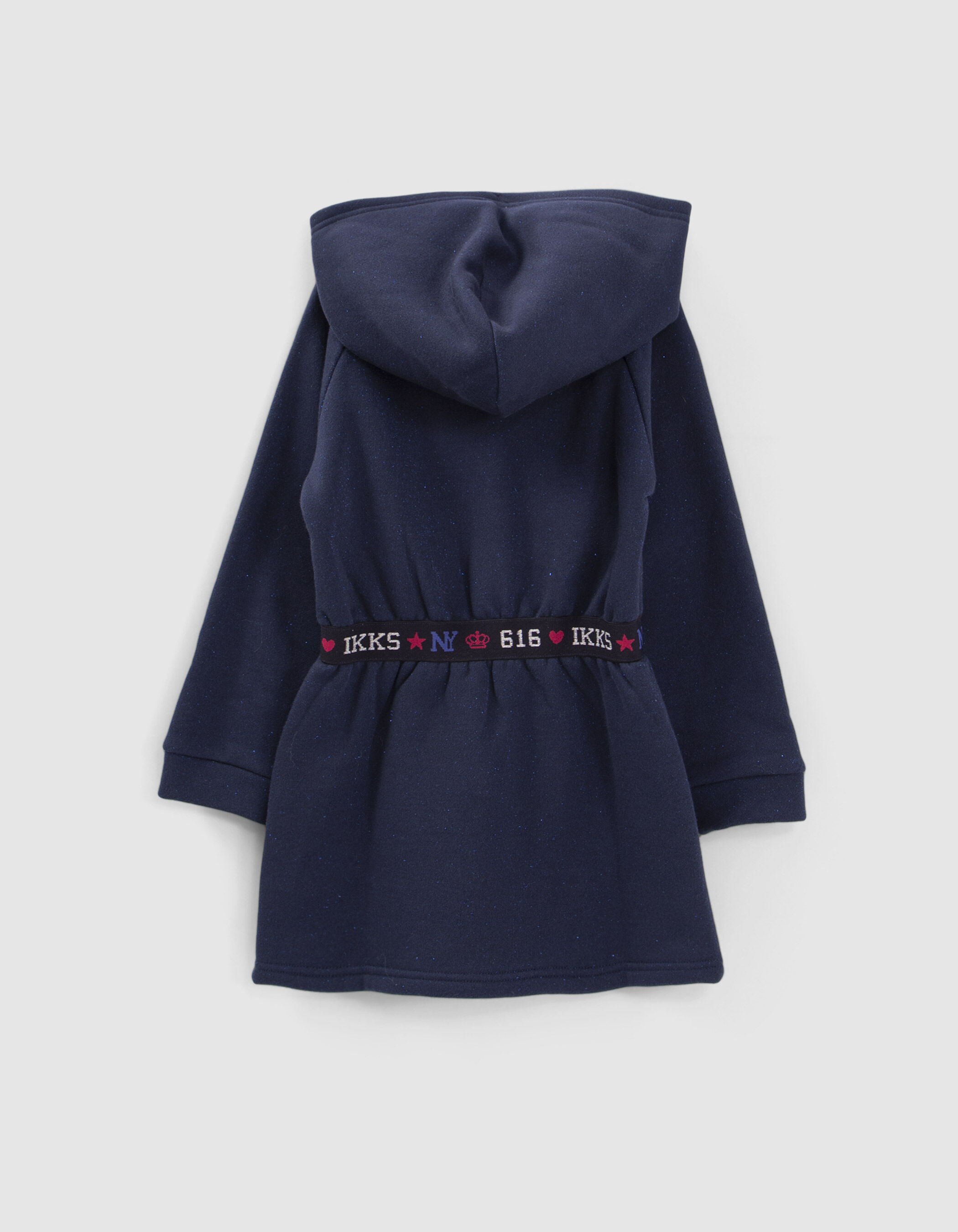 Girls hooded sales sweatshirt dress