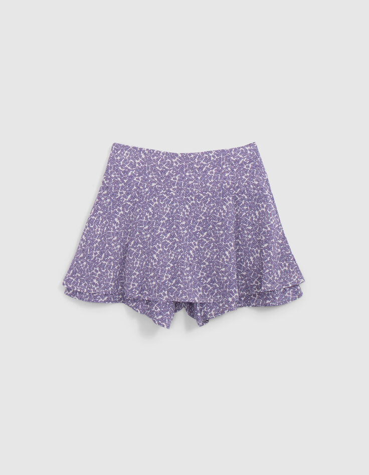 Ecru Skort LENZING™ ECOVERO™Blumen Mädchen-5