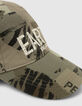 Khaki Jungenschirmmütze mit Camouflageprint-3