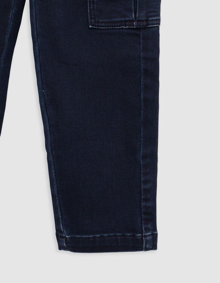 JOGGER blaue Jeans für Jungen in lockerer Passform-6