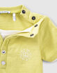 T-shirt yuzu-geel trompe-l'œil effect babyjongens -4