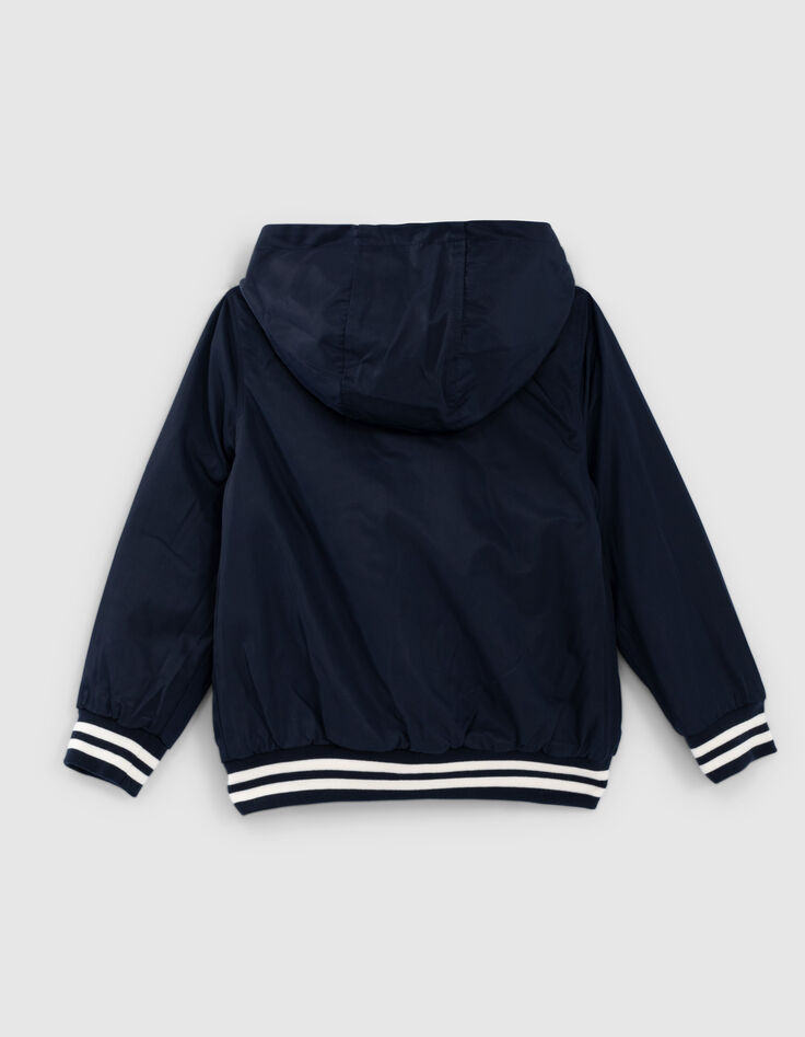 Boys’ navy and ecru reversible jacket-4