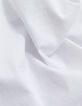 Camiseta blanca algodón print y bordado SMILEYWORLD niño-8