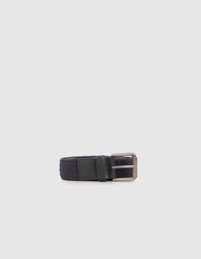 Ceinture dark navy tressée Homme - IKKS