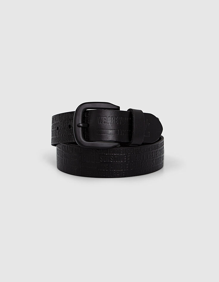 Boys' leather belt-1