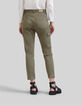 Women’s khaki cropped combat jeans-3