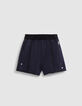 Girls' navy boxer shorts-2