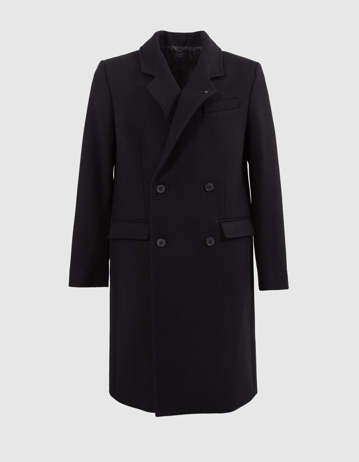 Men’s black Pure Edition double-breasted coat-7