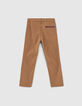 Pantalon chino camel garçon-2