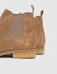 Herren-Chelsea-Boots aus Veloursleder in Beige-4