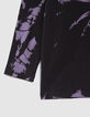 Camiseta violeta all-over tie&dye niño-5