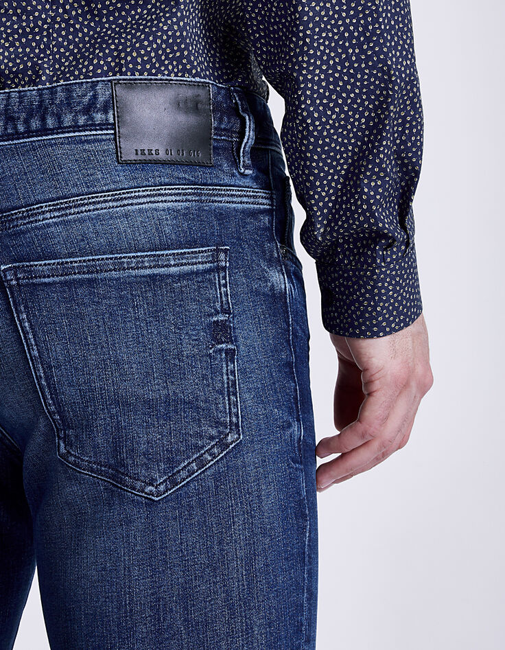 Jean slim bleu indigo Homme-4