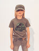 Kaki T-shirt rubber logo JURASSIC PARK jongens-2