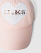 Casquette rose fille-5