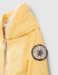 Baby boys’ yellow rubber windcheater with print on back-6