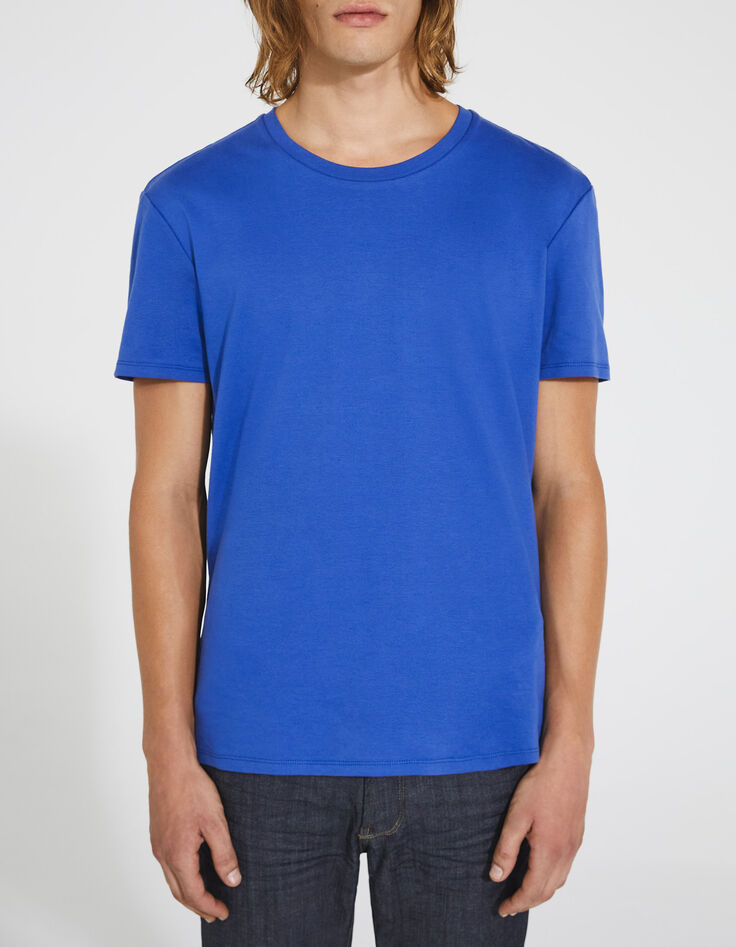 Men’s electric blue DRY FAST T-shirt-2