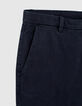 Pantalon chino SLIM bleu marine Homme-6