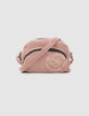Girls’ pink corduroy handbag-2