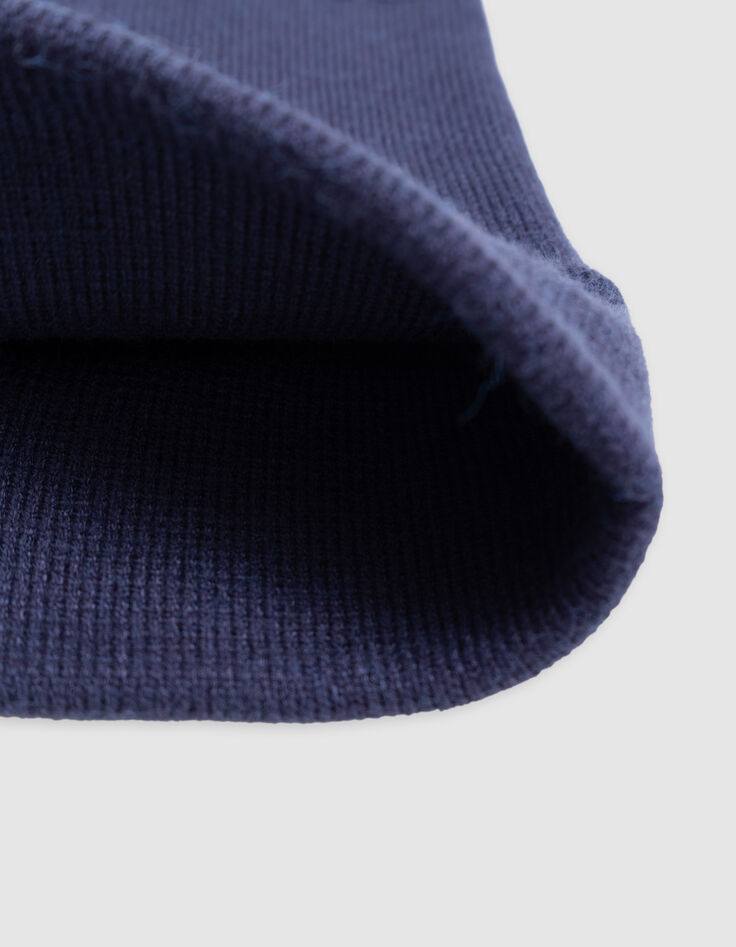 Snood navy knit gum logo boy-4