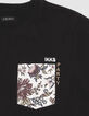 Zwart T-shirt zak libertymotief jongens-3