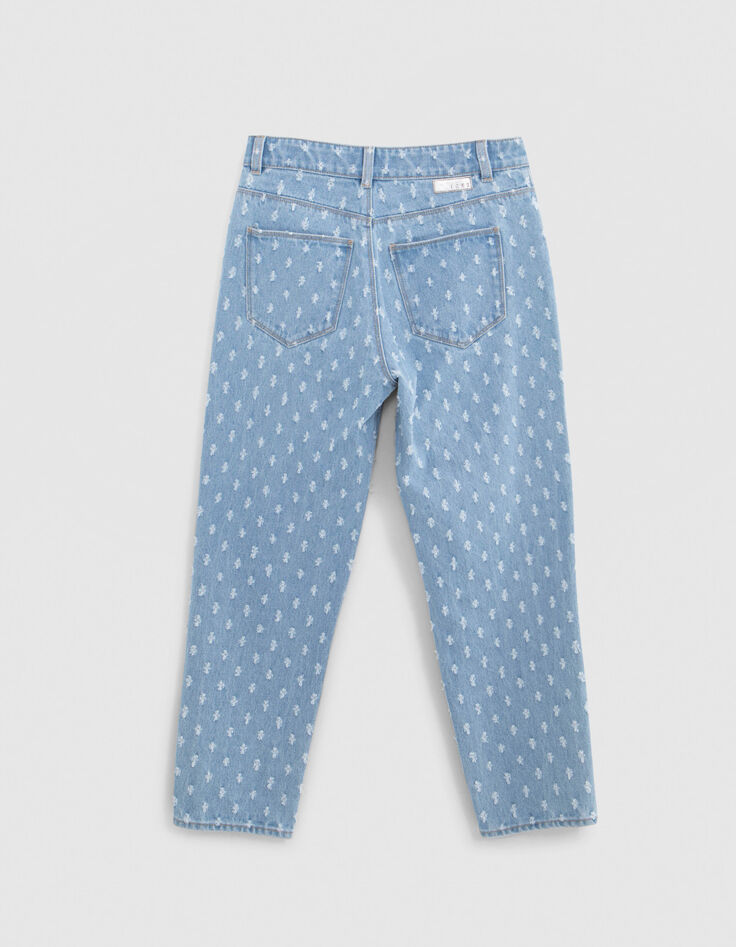 MOM blue allover girl jeans-4