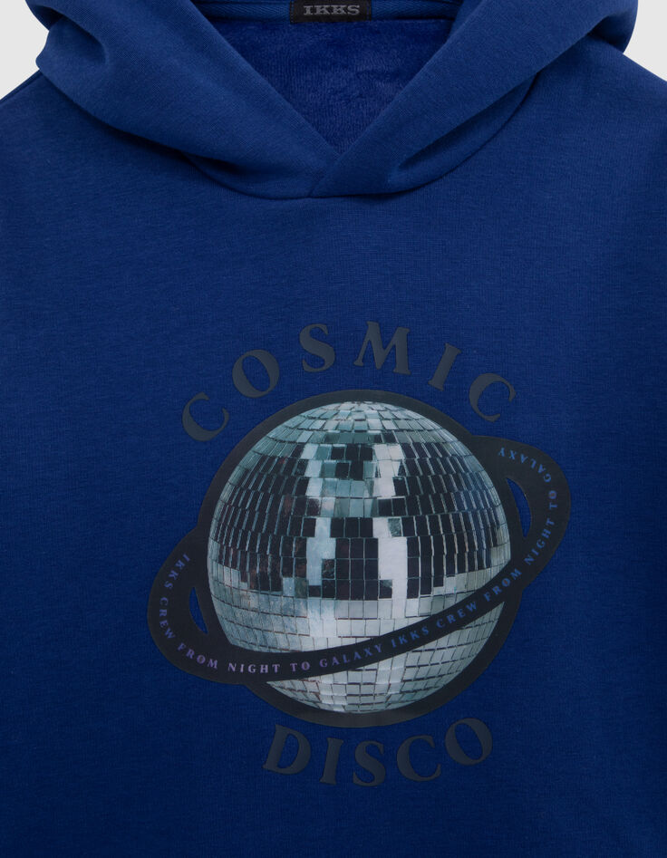 Sudadera lenticular visual azul cósmico-disco de niño-5