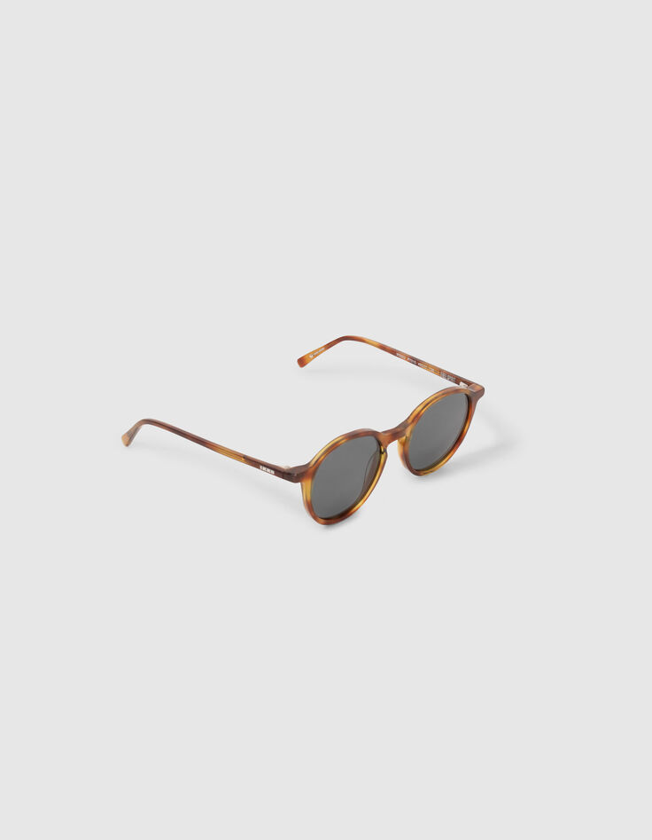 Unisex honey tortoiseshell sunglasses-4