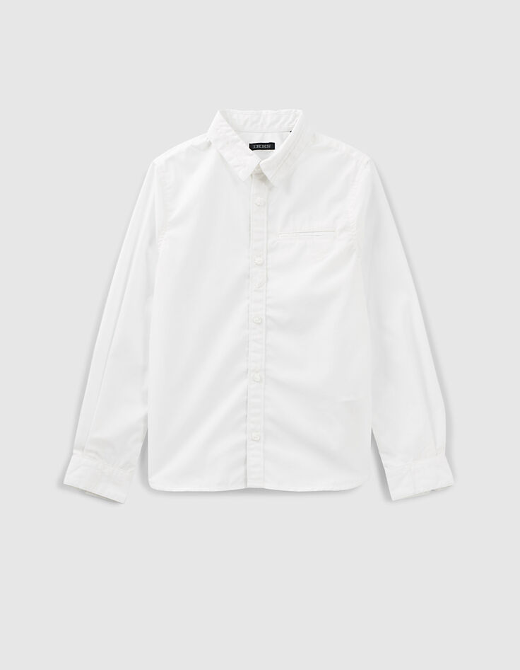 Wit overhemd voor jongens-1