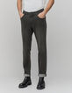 Jean SLIM kaki Bruce Homme-2