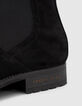 Men’s black suede Chelsea boots-4