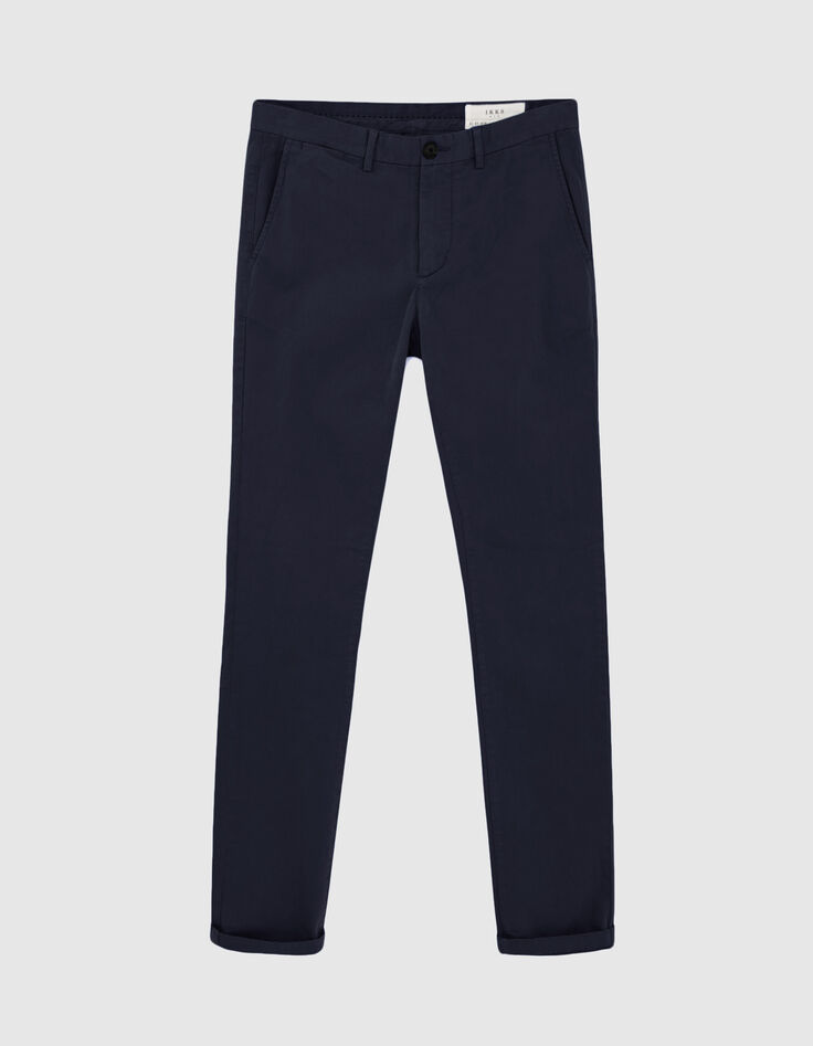 Men's navy chinos-7