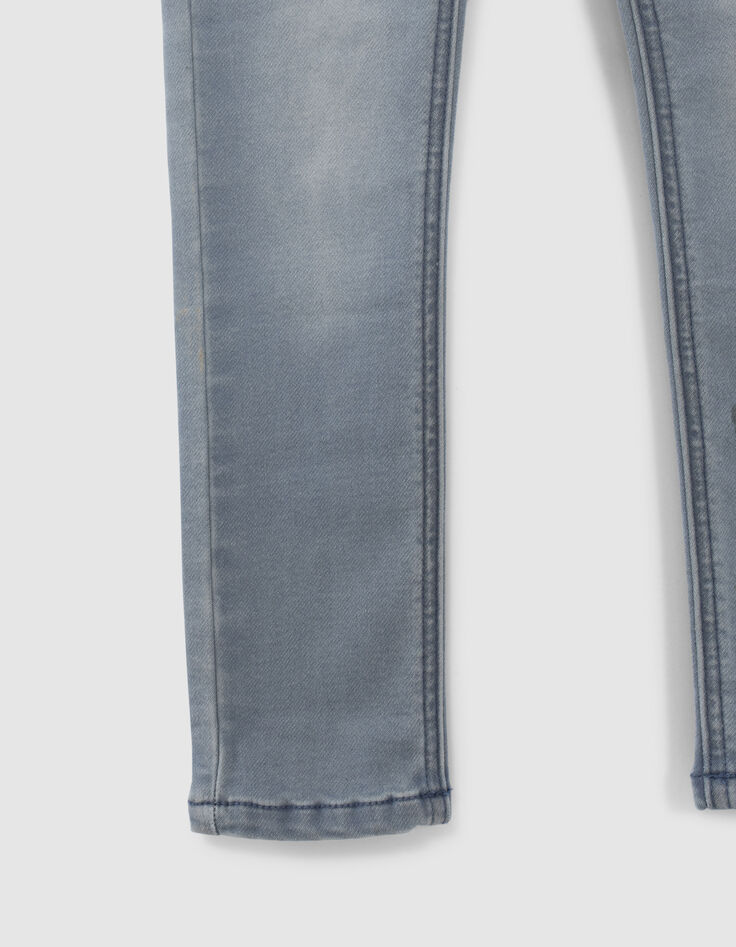 Blaue SKINNY-Jungenjeans in Washed-Optik-5