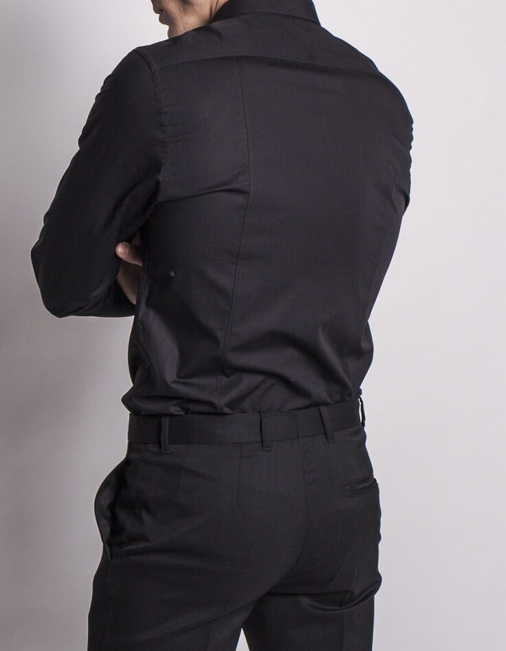 Chemise noire homme-3