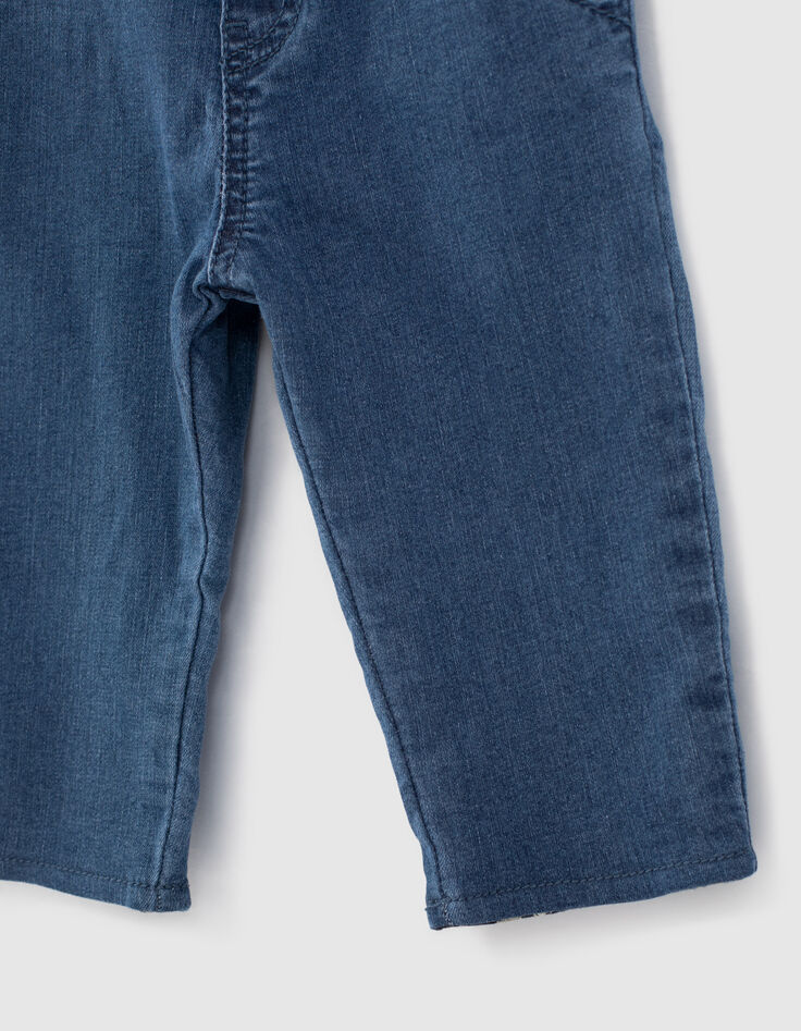 Medium Blue Jeans mit Schleife am Bund für Babymädchen-4