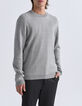 Jersey gris punto relieve gofrado Hombre-1