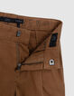 Pantalon CHINO camel garçon-6