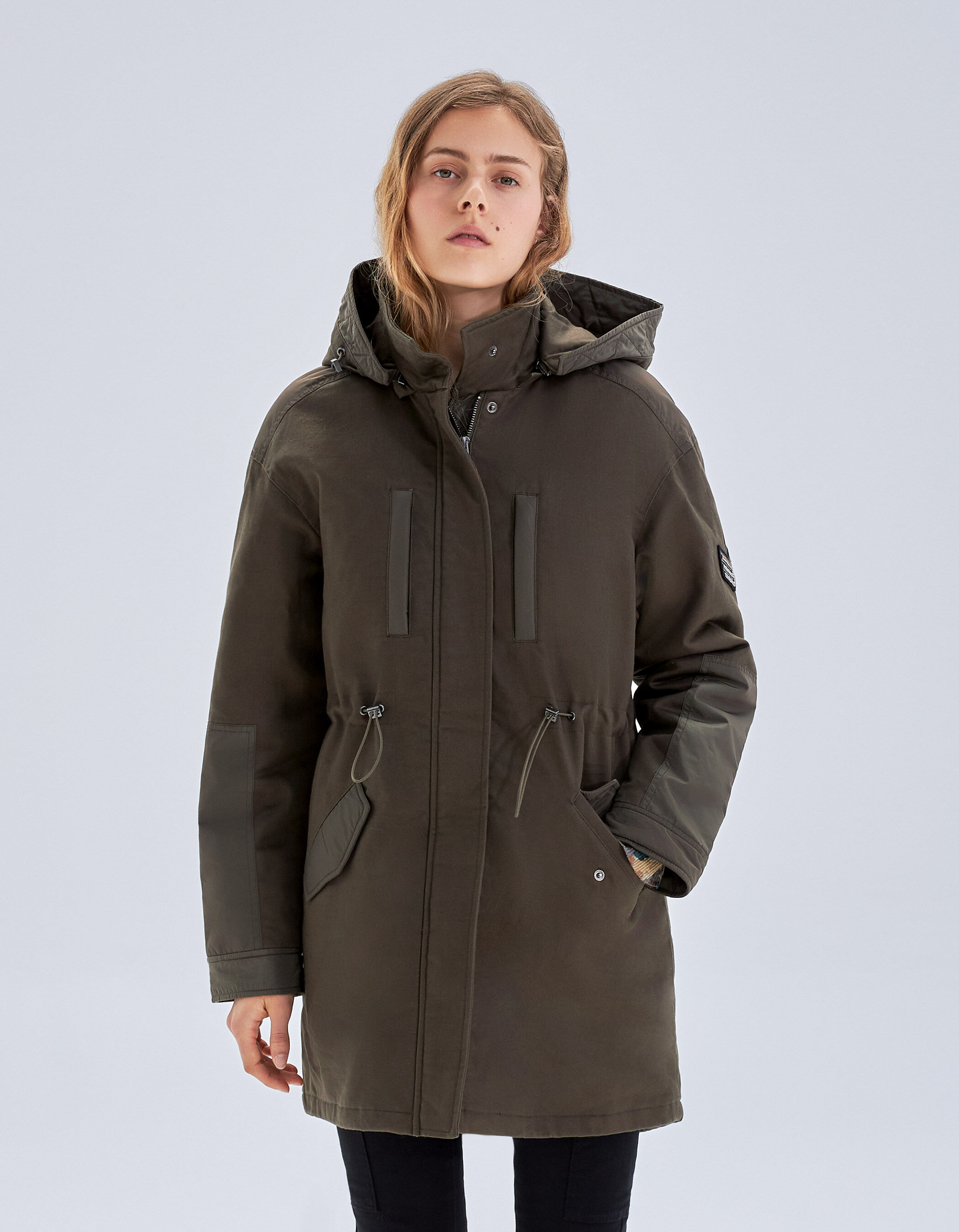 Parka kaki 2024 ikks femme