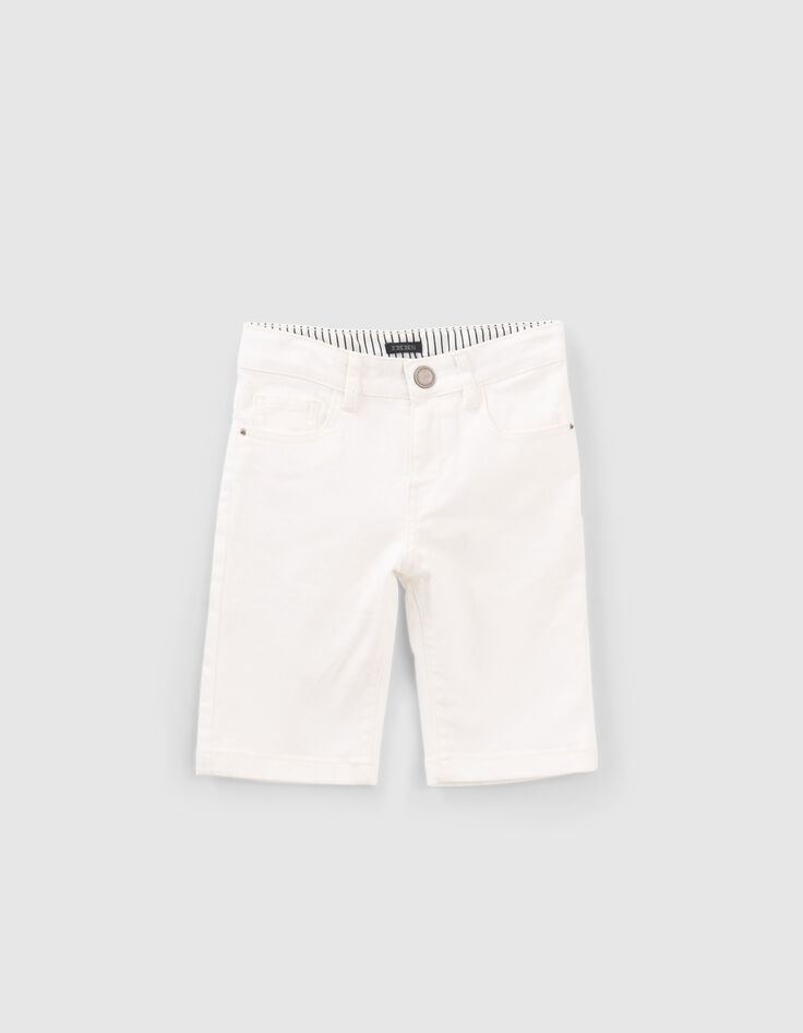 Bermudas jean blanco niño-1