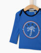 Blaues Shirt mit UV-Schutz für Babyjungen -2