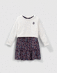 2-in-1 jurk print sterren en hartjes met sweater meisjes-1