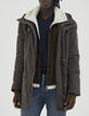 Men’s glazed chestnut parka with detachable fur facing-1